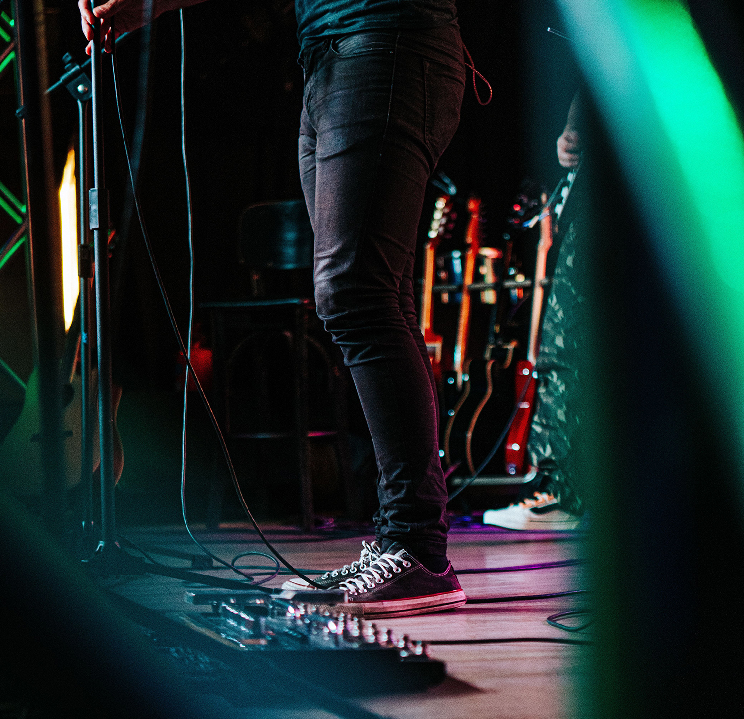 Support act at a show